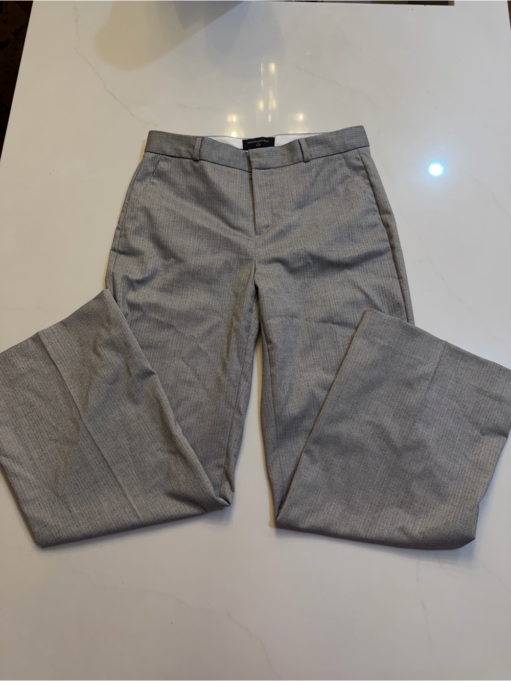 Women's Gray Dress Pants - Classic Tailored Fit